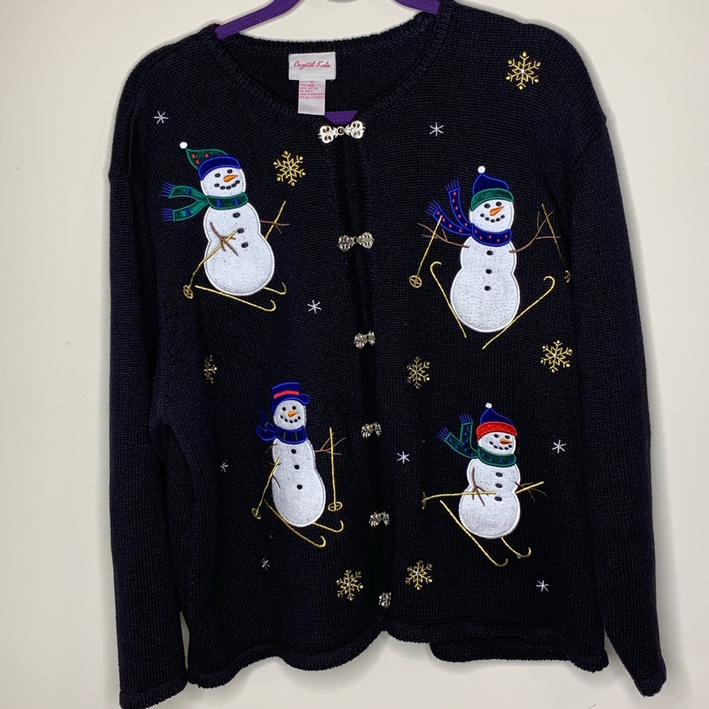 Christmas sweater. Crystal Kale. Size xL